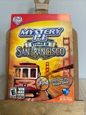 Mystery P.I. Stolen in San Francisco PC Game - Yellow Box